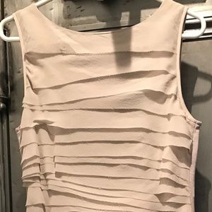 Made in Italy. Blush pink cocktail dress.
